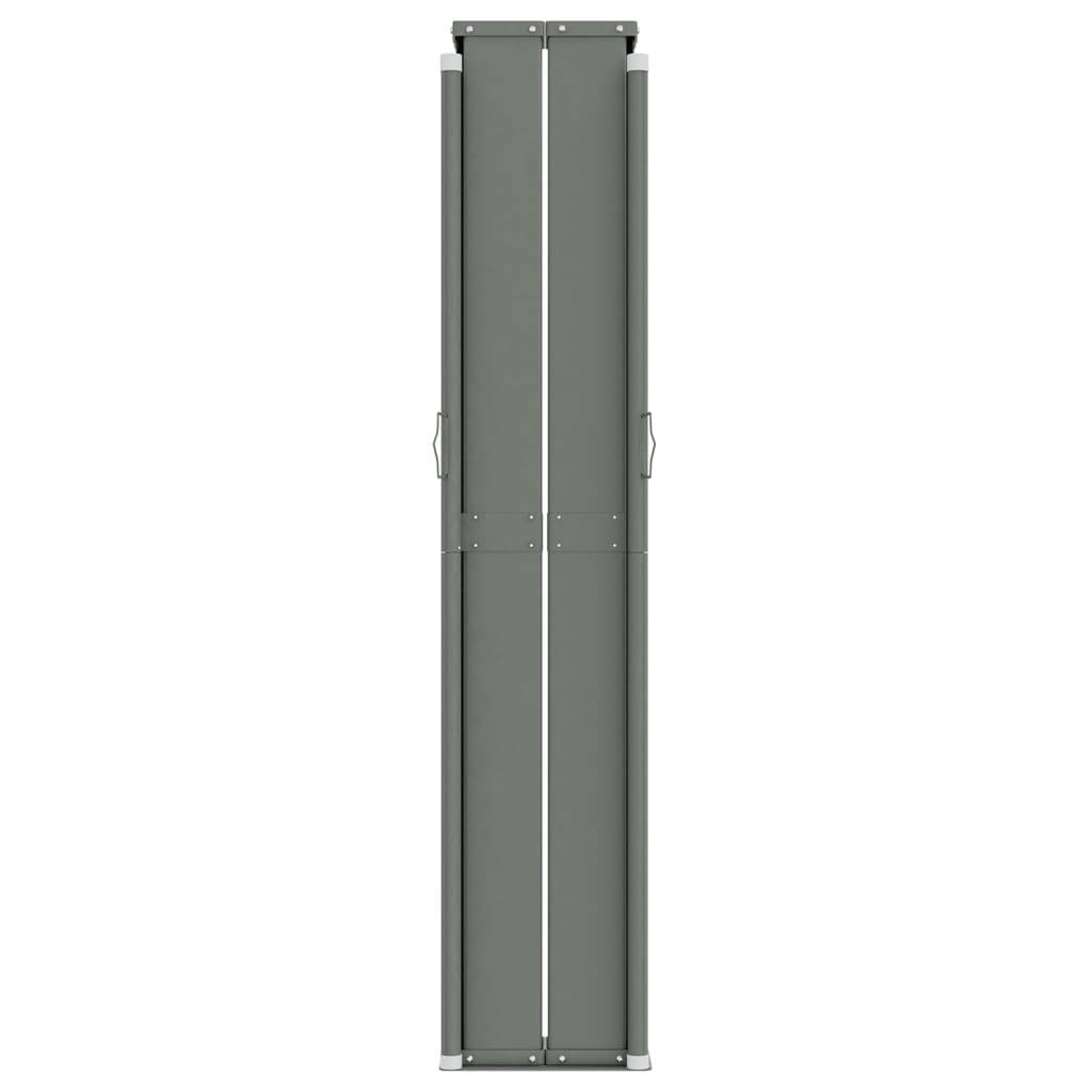 Helloshop26 - Auvent paravent store brise-vue latéral rétractable de patio jardin terrasse balcon protection visuelle écran bleu 140 x 1000 cm - Image 3