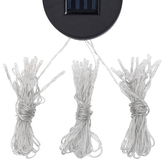 Vidaxl - Tonnelle avec rideau et guirlande lumineuse LED 4x3m Anthracite vidaXL 3070355 - Image 6