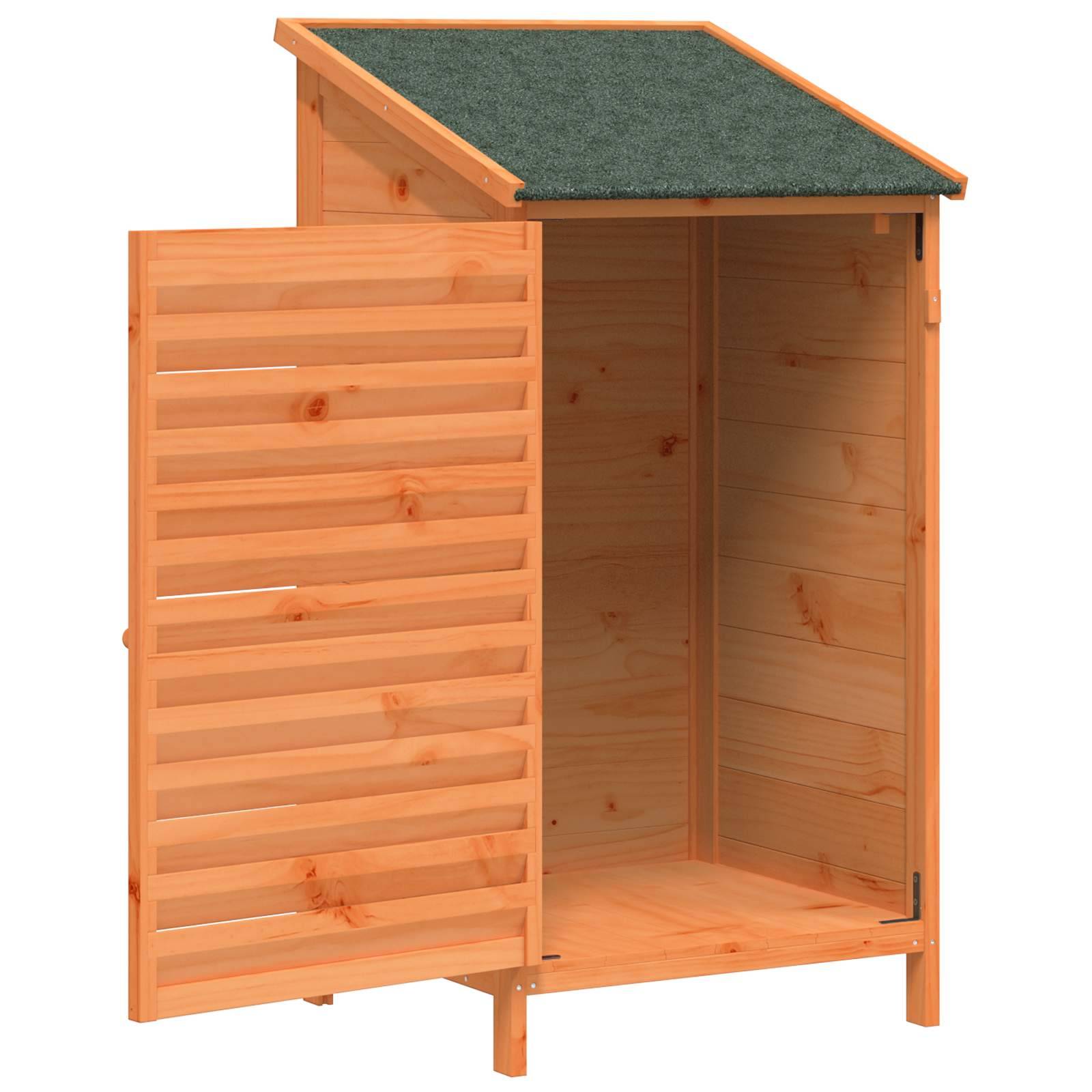 PANGIVO - Abri de jardin bois de sapin marron 59 x 56 x 113.5 cm, poids:13.64kg - PANGIVO - Image 4
