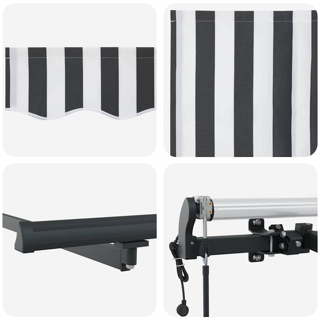 PANGIVO - Store rétractable automatique anthracite et blanc 400 x 300 cm - PANGIVO - Image 10