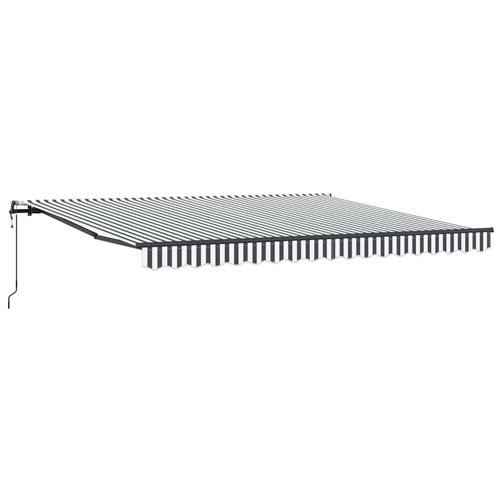 PANGIVO - Store rétractable automatique anthracite et blanc 400 x 300 cm - PANGIVO - Image 2
