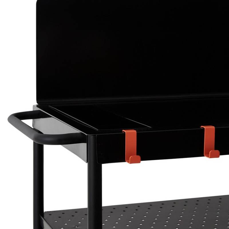Desserte plancha Infinite 100 – BRASERO BY FAVEX – Plan de travail 100 cm – 3 niveaux de rangement – Compatible planchas 1 à 4 feux - Image 2