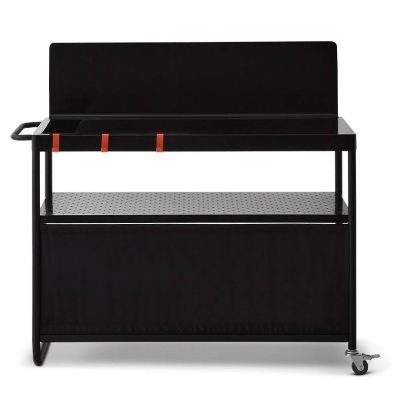 Desserte plancha Infinite 100 – BRASERO BY FAVEX – Plan de travail 100 cm – 3 niveaux de rangement – Compatible planchas 1 à 4 feux - Image 1