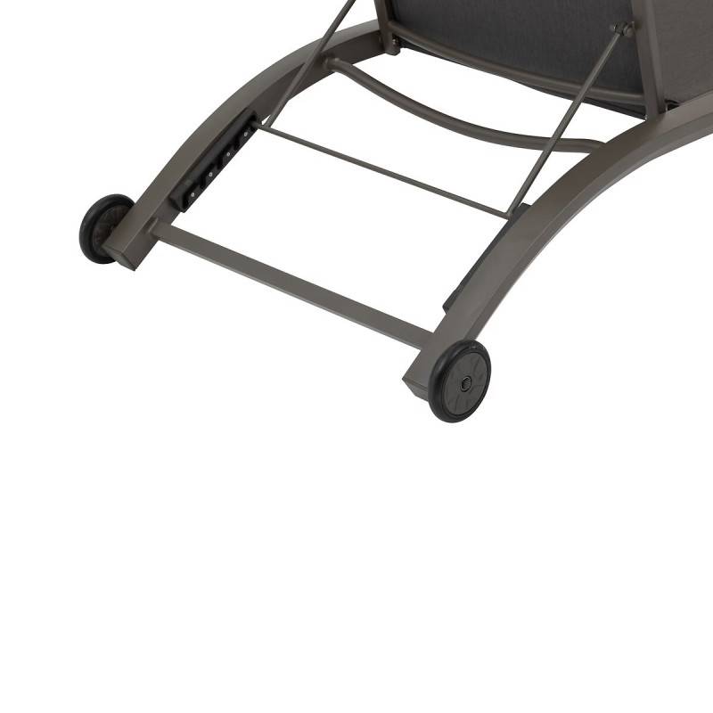 Hesperide - Transat "Jimani" anthracite & graphite 2 roues en aluminium et texaline - Hespéride - Image 7