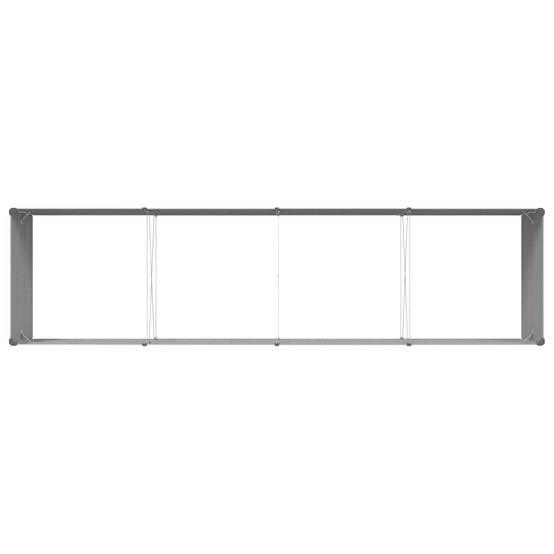 Bac à Plantation XXL Acier Galvanisé 385x100x45 cm pour Paysagiste Vert Pastel - ComfortXL Outdoor Living - Image 7