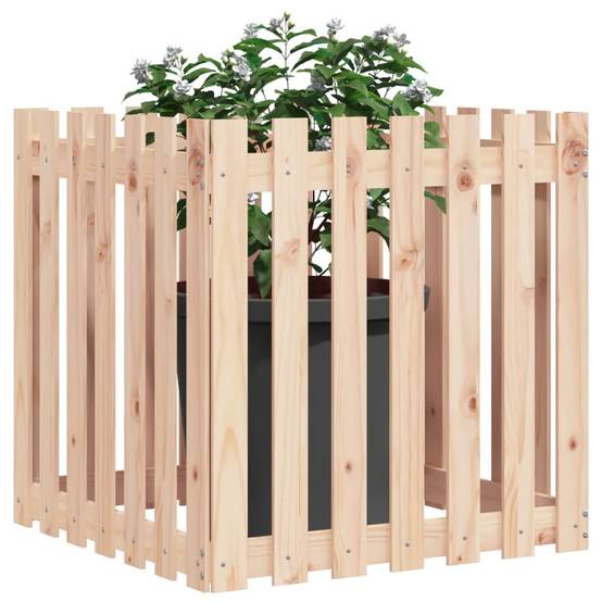 Prolenta Premium - Jardinière bois marron 70 x 70 x 70 cm - Prolenta premium p331.7 - Image 3