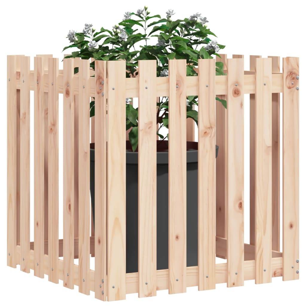 Prolenta Premium - Jardinière bois marron  70 x 70 x 70 cm  - Prolenta premium p331.7 - Image 3
