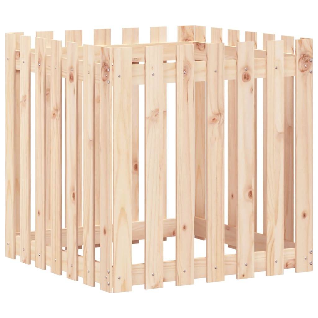 Prolenta Premium - Jardinière bois marron 70 x 70 x 70 cm - Prolenta premium p331.7 - Image 1