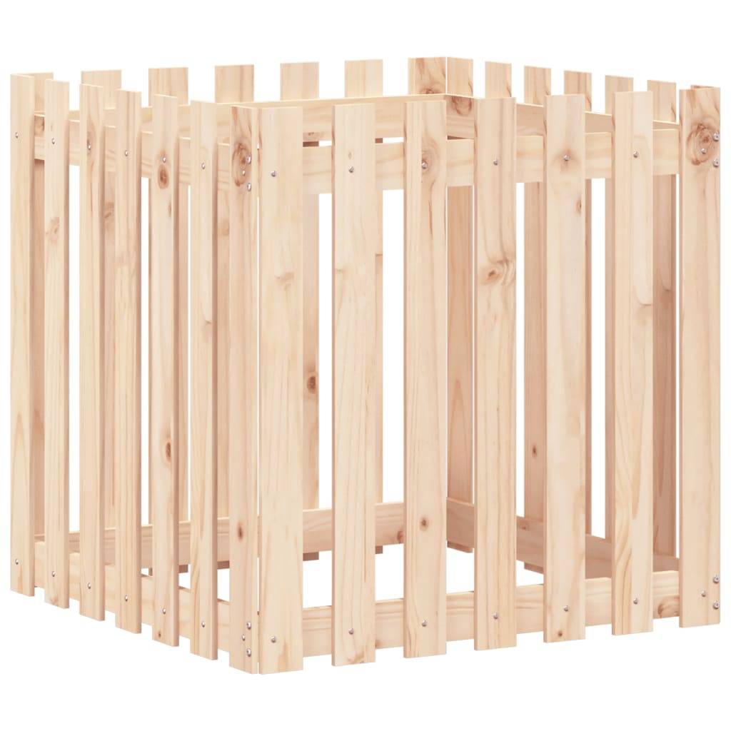Prolenta Premium - Jardinière bois marron  70 x 70 x 70 cm  - Prolenta premium p331.7 - Image 4