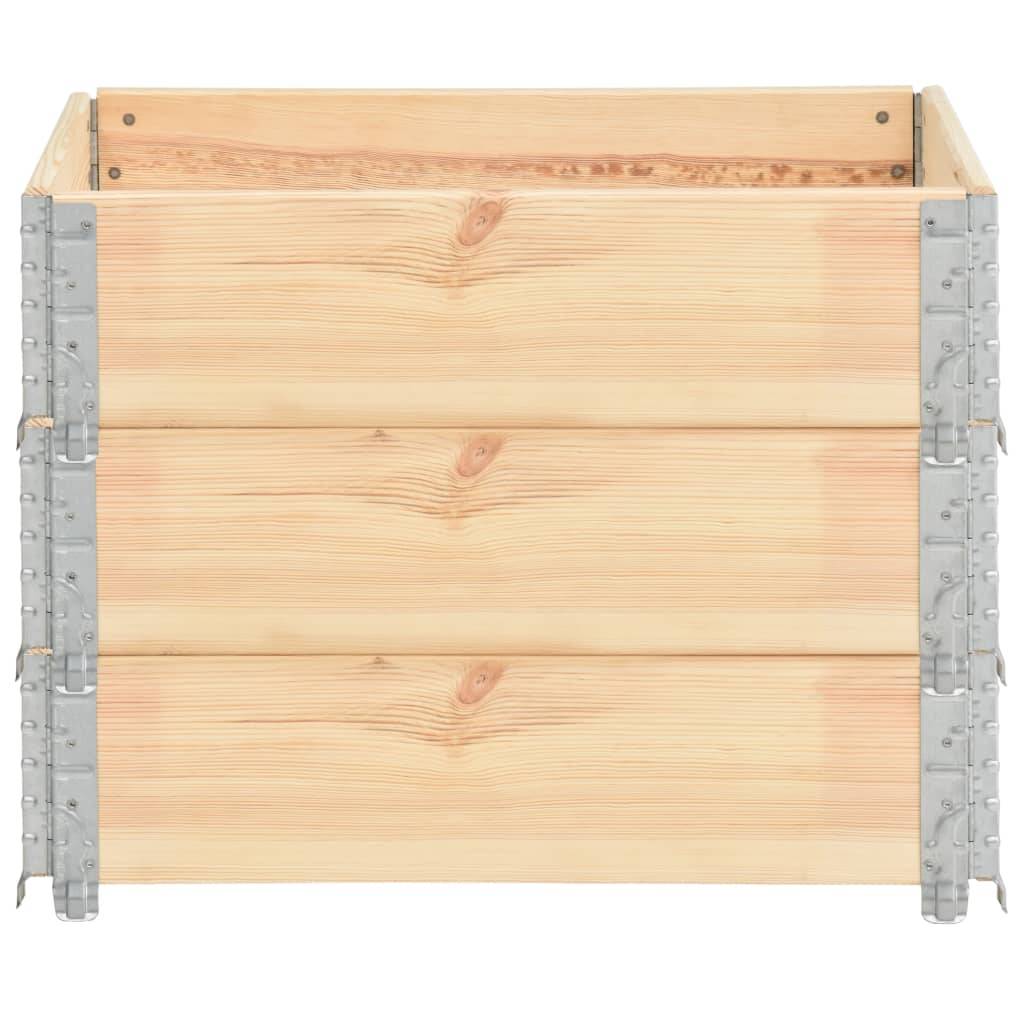 Jardinières surélevées 3 pièes 60 x 80 cm bois de pin solide - Image 2