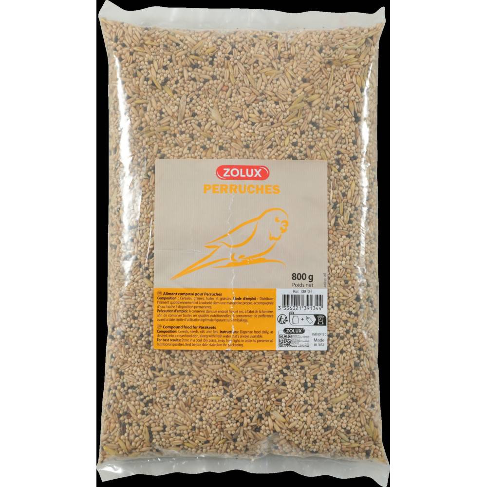 Zolux - Graines pour perruches sac de 800 g pour oiseaux - Image 2