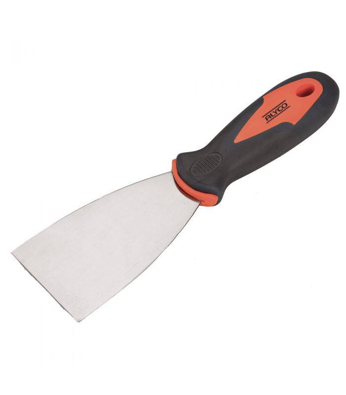 Spatule flexible en acier au carbone 100 mm manche composite alyco orange ALYCO 171090 - Image 1