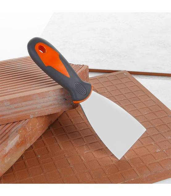 Spatule flexible en acier au carbone 100 mm manche composite alyco orange ALYCO 171090 - Image 4