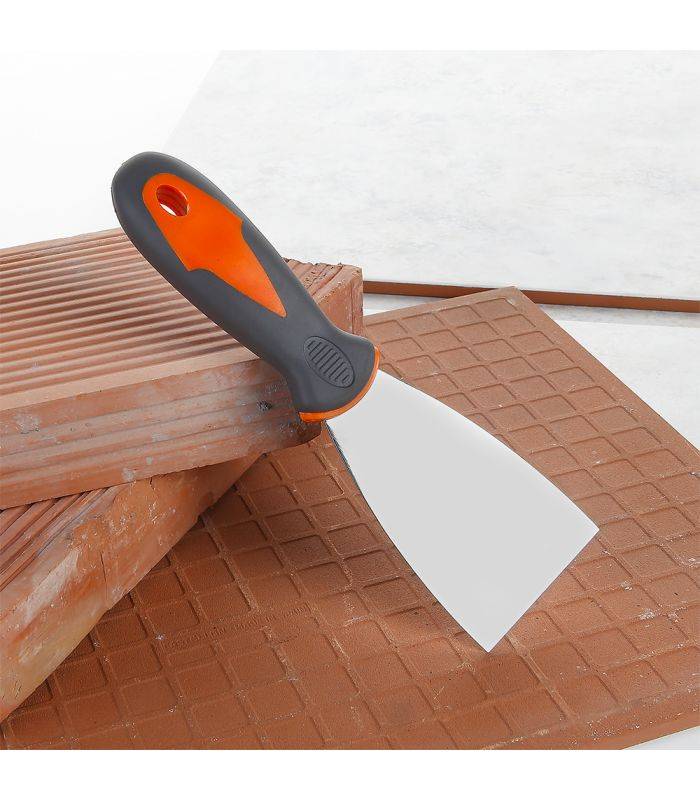 Spatule flexible en acier au carbone 100 mm manche composite alyco orange ALYCO 171090 - Image 4