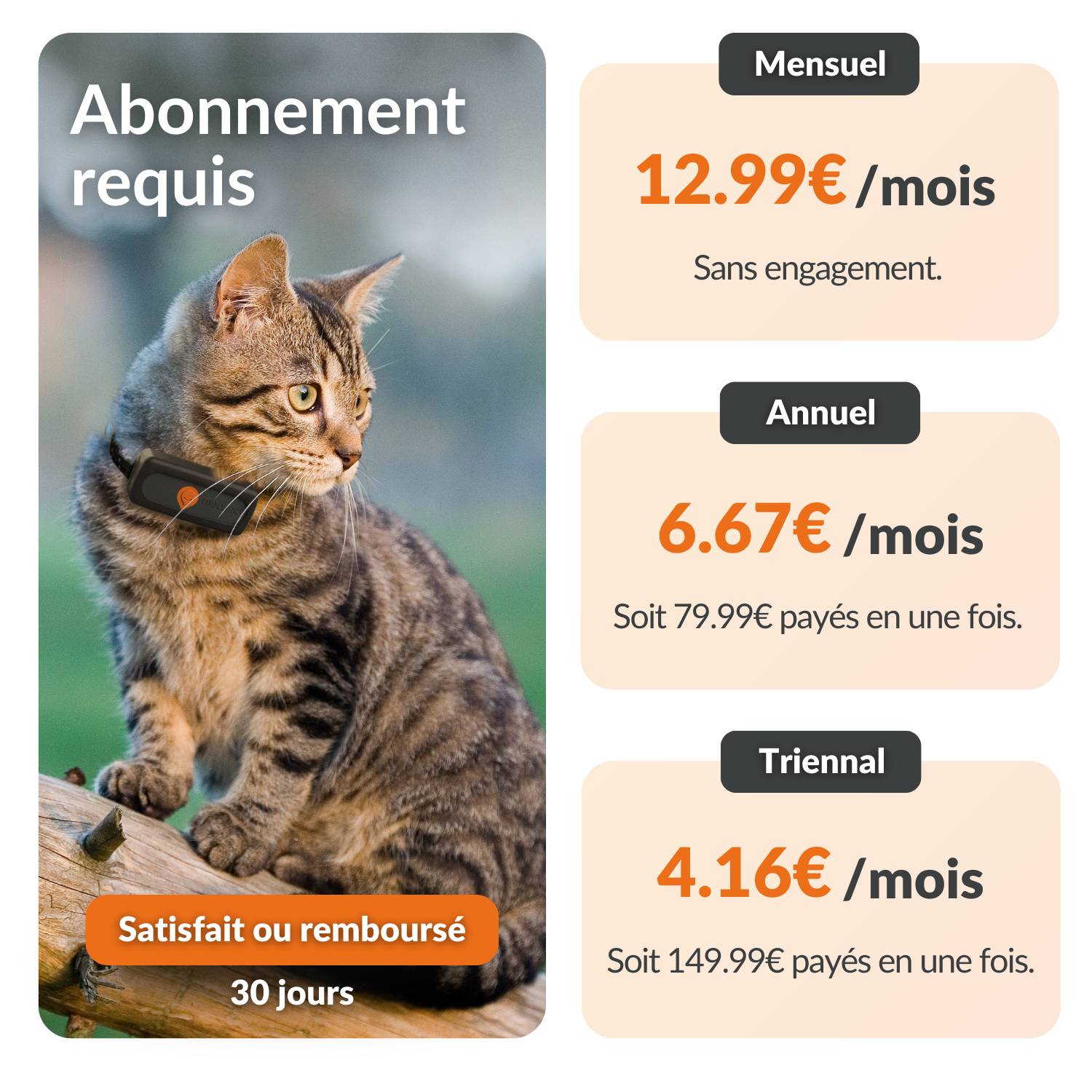 Weenect - Weenect XS - collier gps pour chat ( black edition) - Image 6