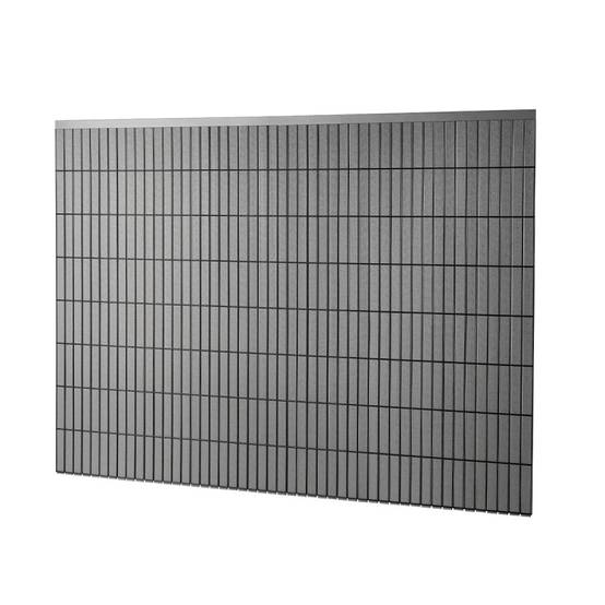 Kit complet grillage rigide occulté composite L 20m H 1m63 gris sur platine - Easy Clôture - Image 4