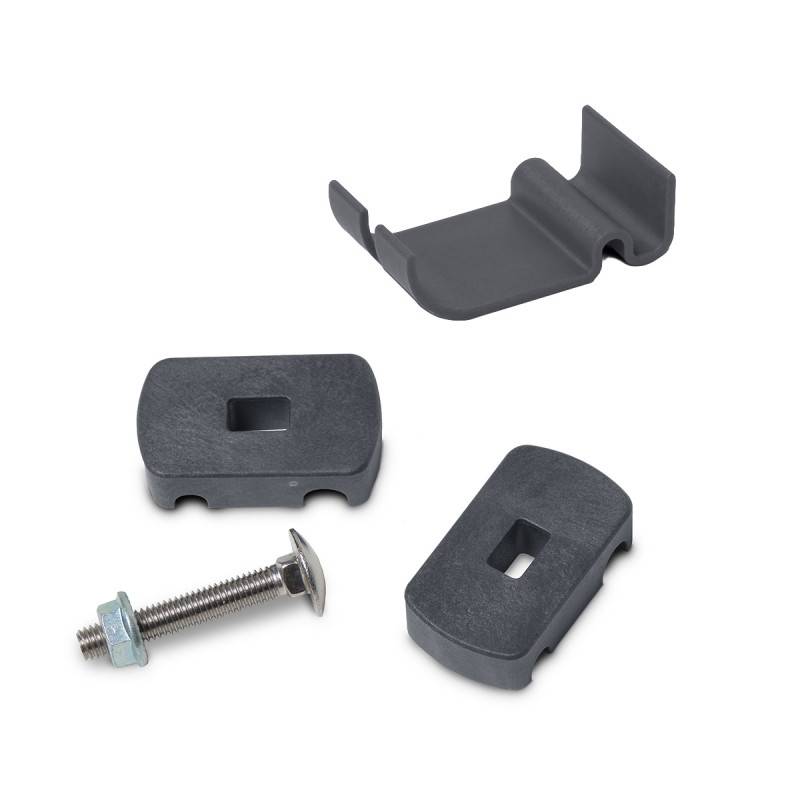 Kit complet grillage rigide occulté composite L 20m H 1m63 gris sur platine - Easy Clôture - Image 7