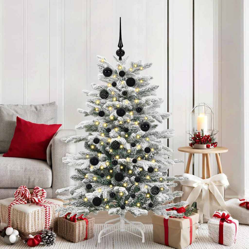 Vidaxl - Ensemble de Boules de Noël avec 150 LED 61 pcs Noir Plastique vidaXL 42018827 - Image 1