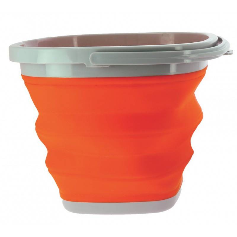 Seau pliant 10L -  Accessoire cheval - Orange - Image 1