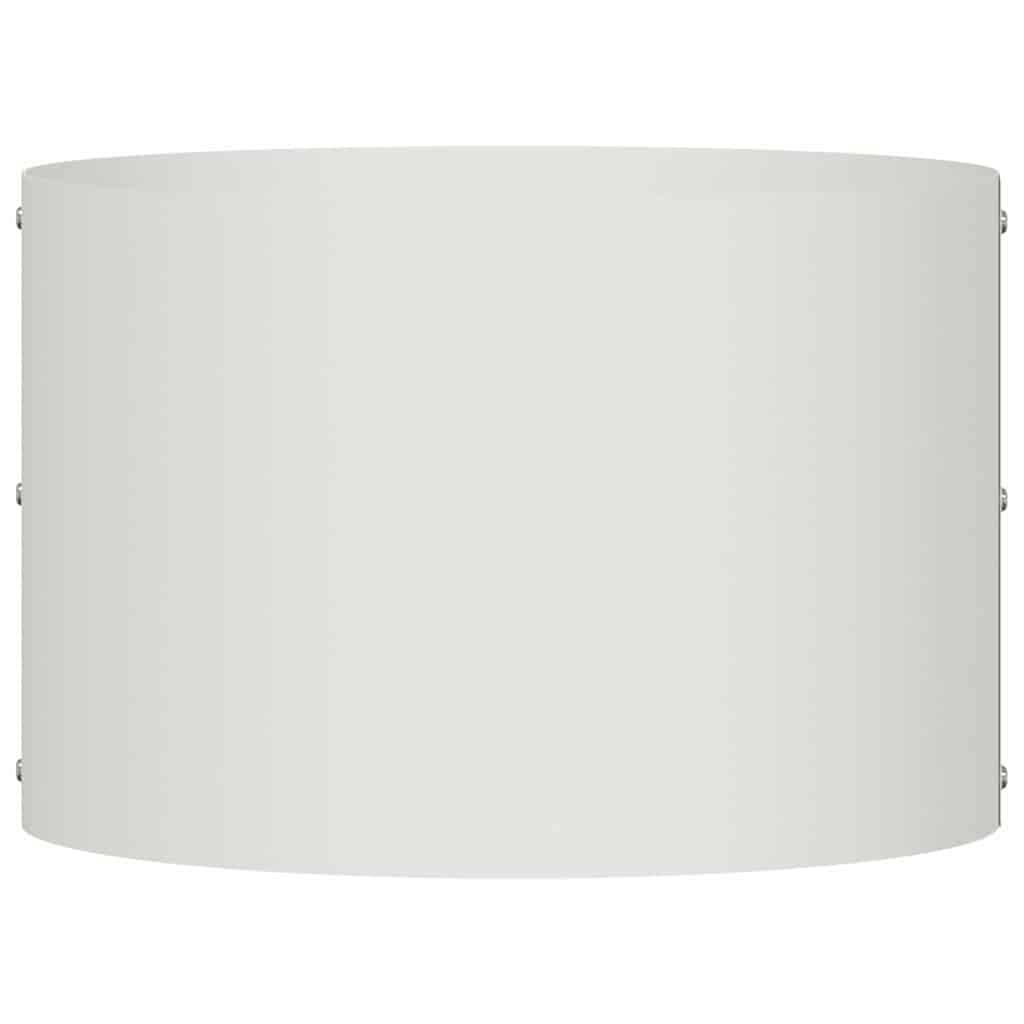 Maison Chic - Cache-pot, Pot De Fleurs Blanc 30 x 30 x 20 cm Acier g382 - Image 2
