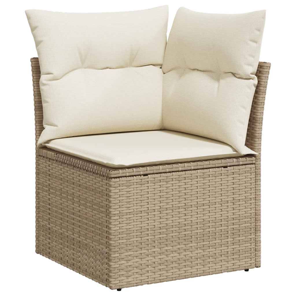 Vidaxl - Salon de jardin avec coussins 8 pcs beige résine tressée vidaXL 3274838 - Image 10