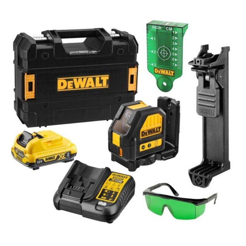 Dewalt - Niveau laser en croix à faisceaux verts 10,8V DEWALT DCE088D1G-QW avec une batterie 2,0 Ah Dewalt - Image 1