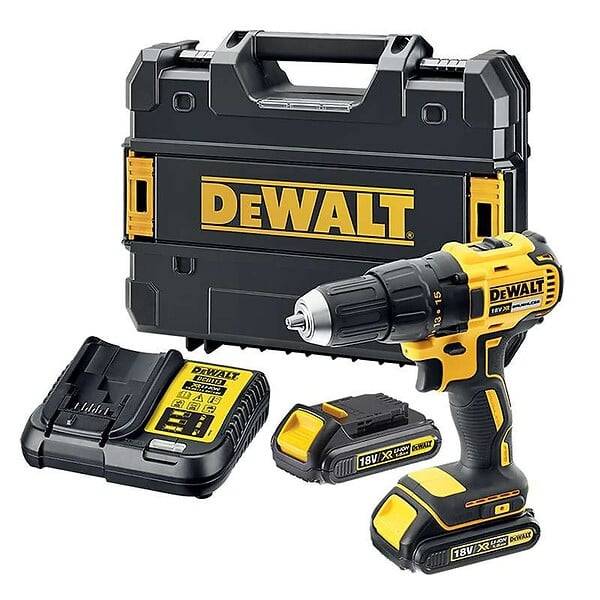 Perceuse visseuse sans fil + 2 x Batteries 1,5 Ah + Coffret T-STAK - DEWALT - DCD777S2T-QW - Image 1