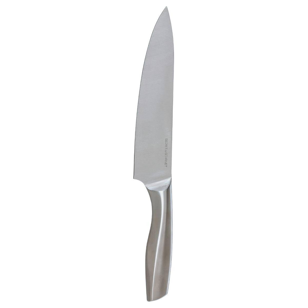 Couteau Chef "Inox Forgé" 34cm Gris - Image 1