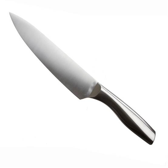 Couteau Chef "Inox Forgé" 34cm Gris - Image 2