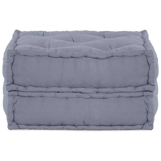Canapé modulaire tissu gris 70 x 70 x 36 cm - PANGIVO - Image 6