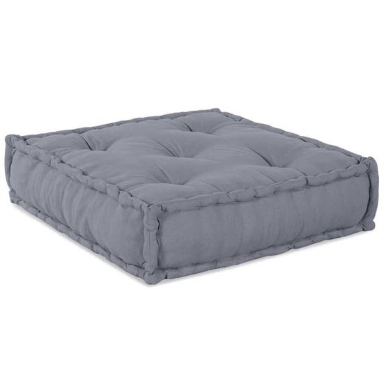 Canapé modulaire tissu gris 70 x 70 x 36 cm - PANGIVO - Image 4
