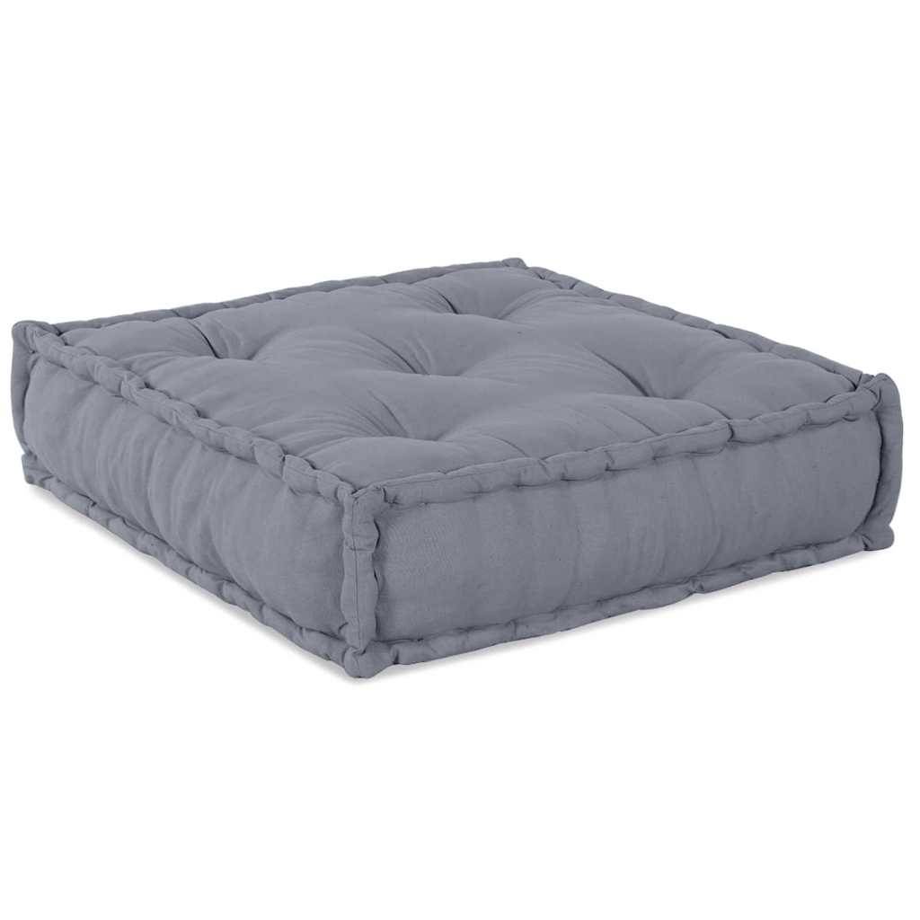 Canapé modulaire tissu gris 70 x 70 x 36 cm - PANGIVO - Image 4