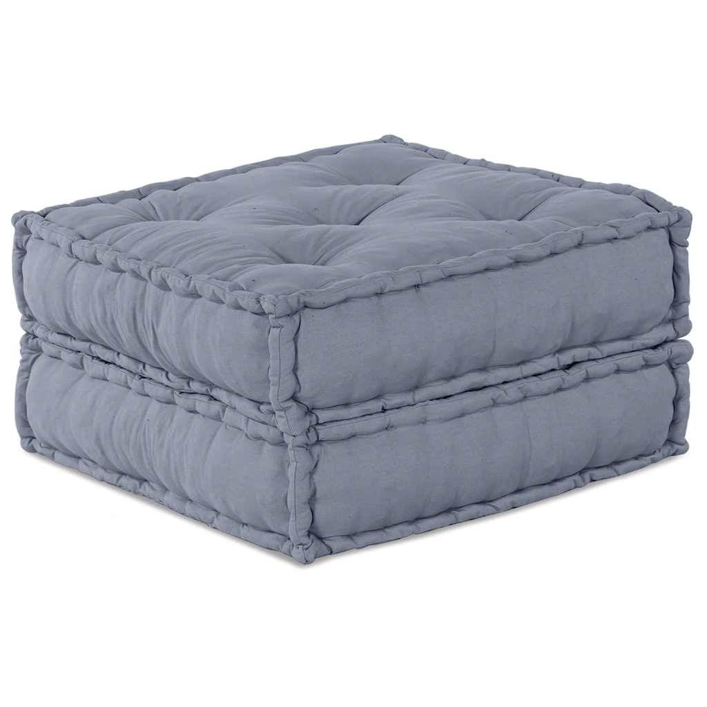 Canapé modulaire tissu gris 70 x 70 x 36 cm - PANGIVO - Image 2