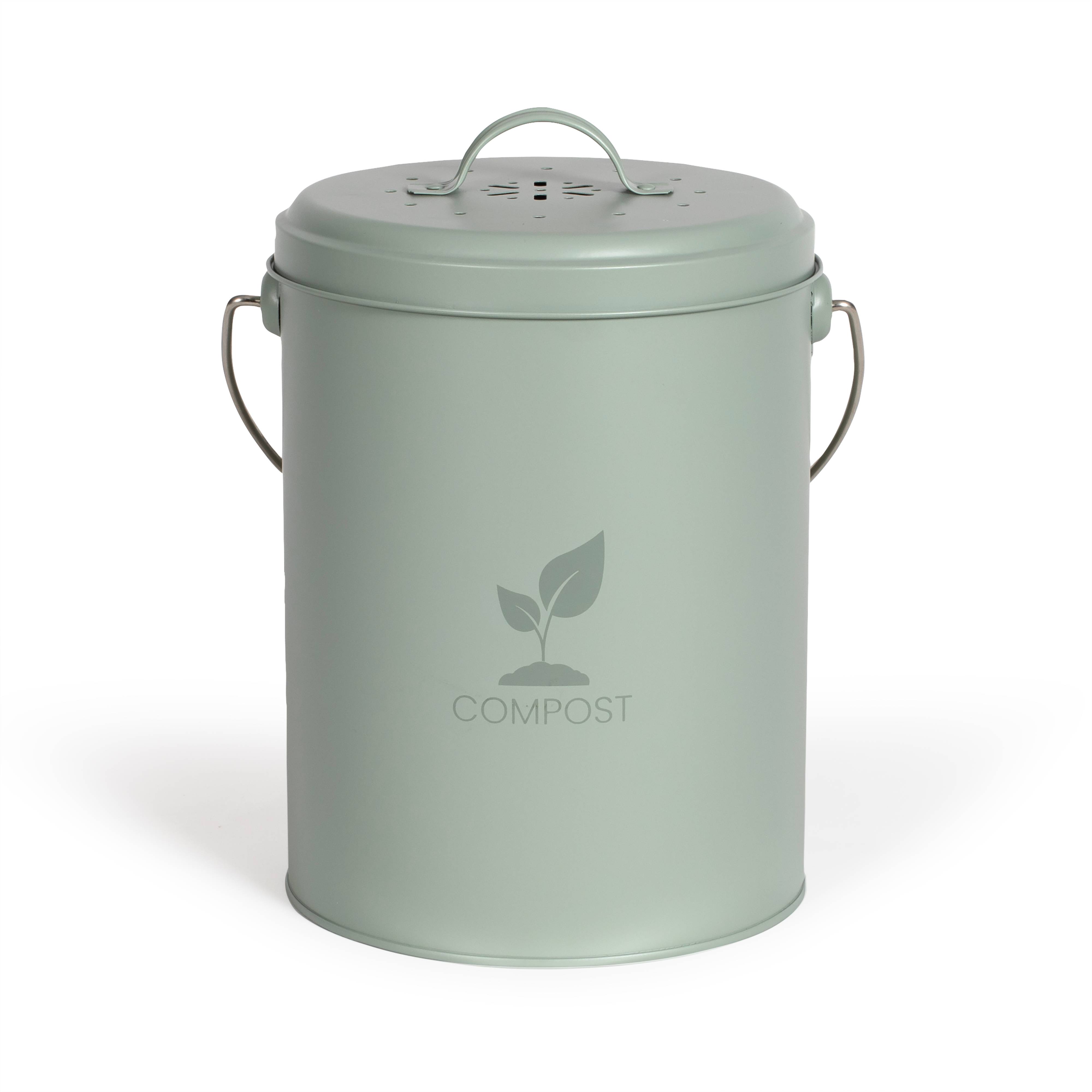 Livoo - Seau à compost de cuisine 6l vert MES154V Livoo - Image 1