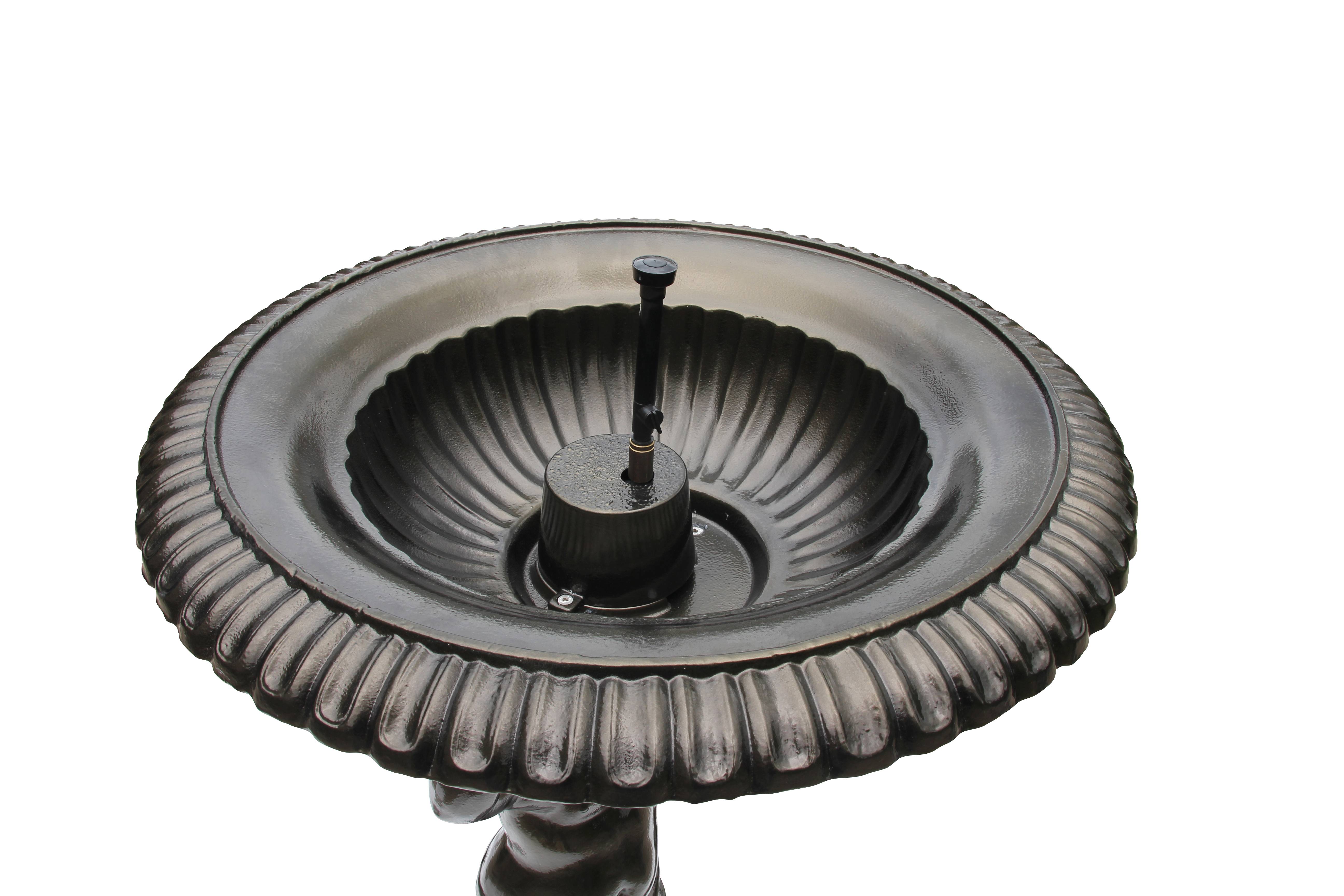 Fontaine à l'angelot vieux bronze H. 100cm X L. 70cm, Dommartin - Image 3