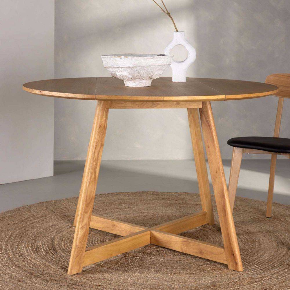 Venture Home - Table repas ronde à volets 120 cm Yadikon - Image 2