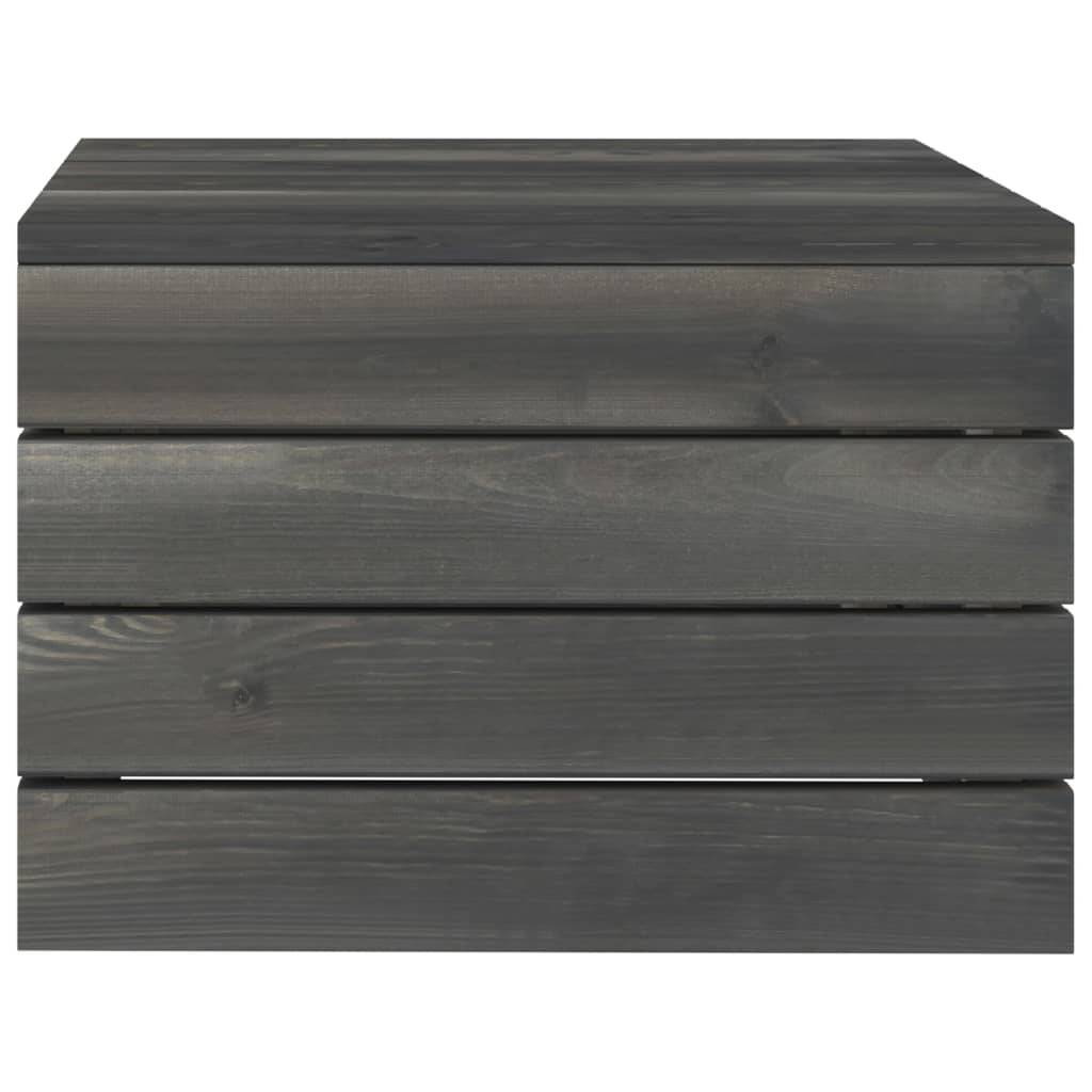 Helloshop26 - Salon de jardin palette meuble d'extérieur ensemble de mobilier 5 pièces avec coussins bois de pin massif - Image 7