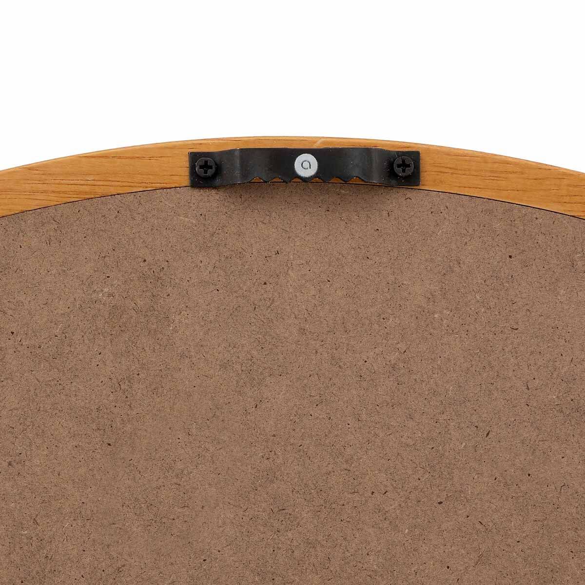 Miroir Mural Rond "Kim" 55cm Naturel - Image 3