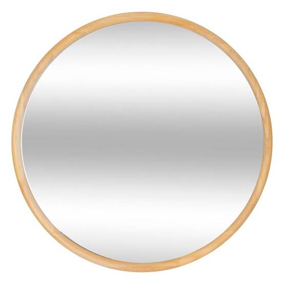 Miroir Mural Rond "Kim" 55cm Naturel - Image 1