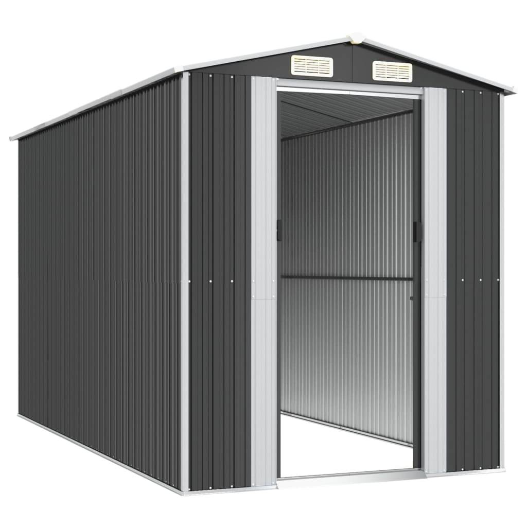 Vidaxl - Abri de jardin Anthracite 192x357x223 cm Métal galvanisé vidaXL 3147451 - Image 5