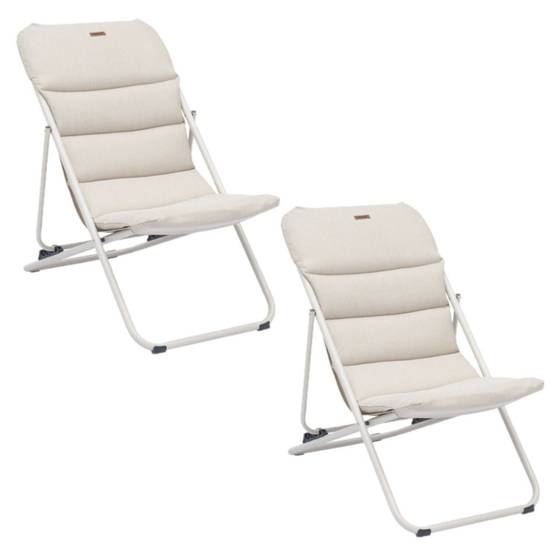 Hesperide - Lot de 2 chiliennes de jardin pliante NILLIA - Hespéride - Image 1