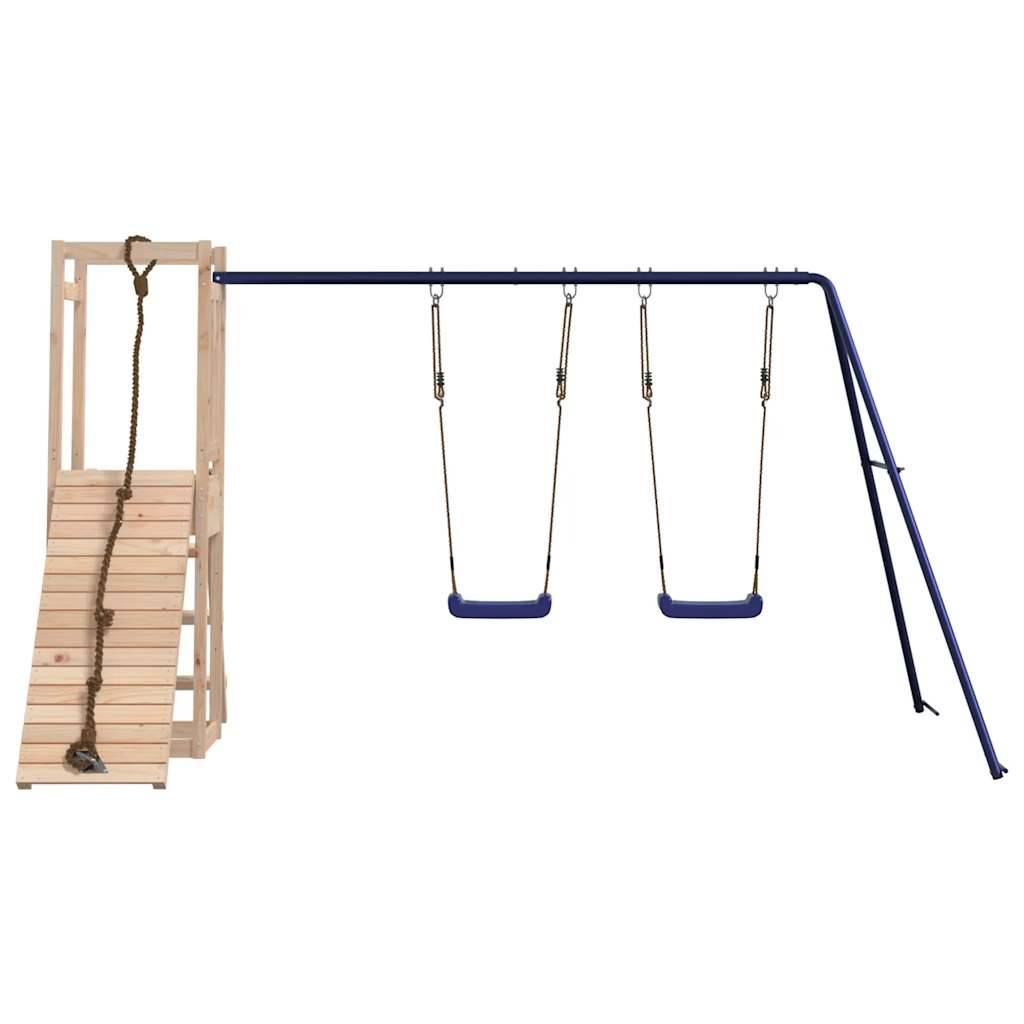 Aire de jeux d'extérieur - Jeu Plein air enfant bois de pin massif-JU1511 - Image 3