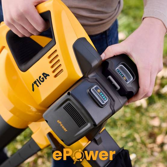 Stiga - Broyeur aspirateur à batterie VS 100e - Souffleur, aspirateur et broyeur 3 en 1, moteur sans balais de 600 W, sac de 45 L, poids plume de 5 kg - Image 4