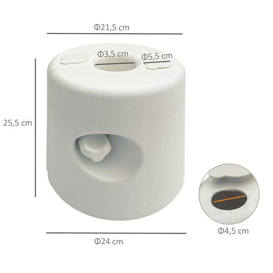 Lot de 4 Poids de Lestage pour Tonnelle et Barnum Remplissable Sable ou Eau Blanc - ComfortXL Outdoor Living - Image 5