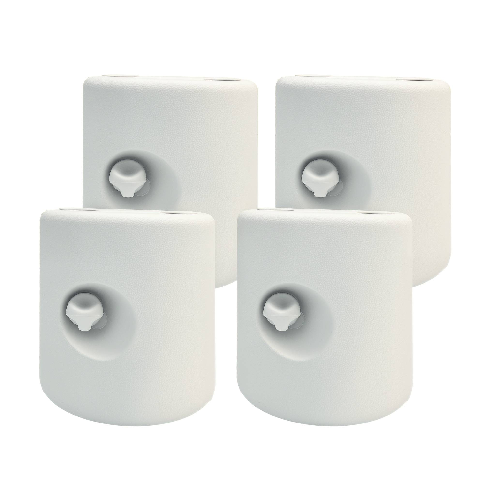 Lot de 4 Poids de Lestage pour Tonnelle et Barnum Remplissable Sable ou Eau Blanc - ComfortXL Outdoor Living