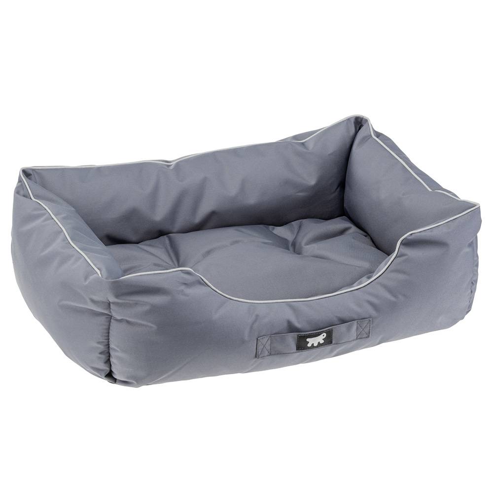 Ferplast - Ferplast Panier Chien Coussin Chien Grande Taille Tissu anti-rayures Lavable en machine à 30°CMatelas pour chien imperméable 78 x 56 x 22 cm.Gris - Image 1