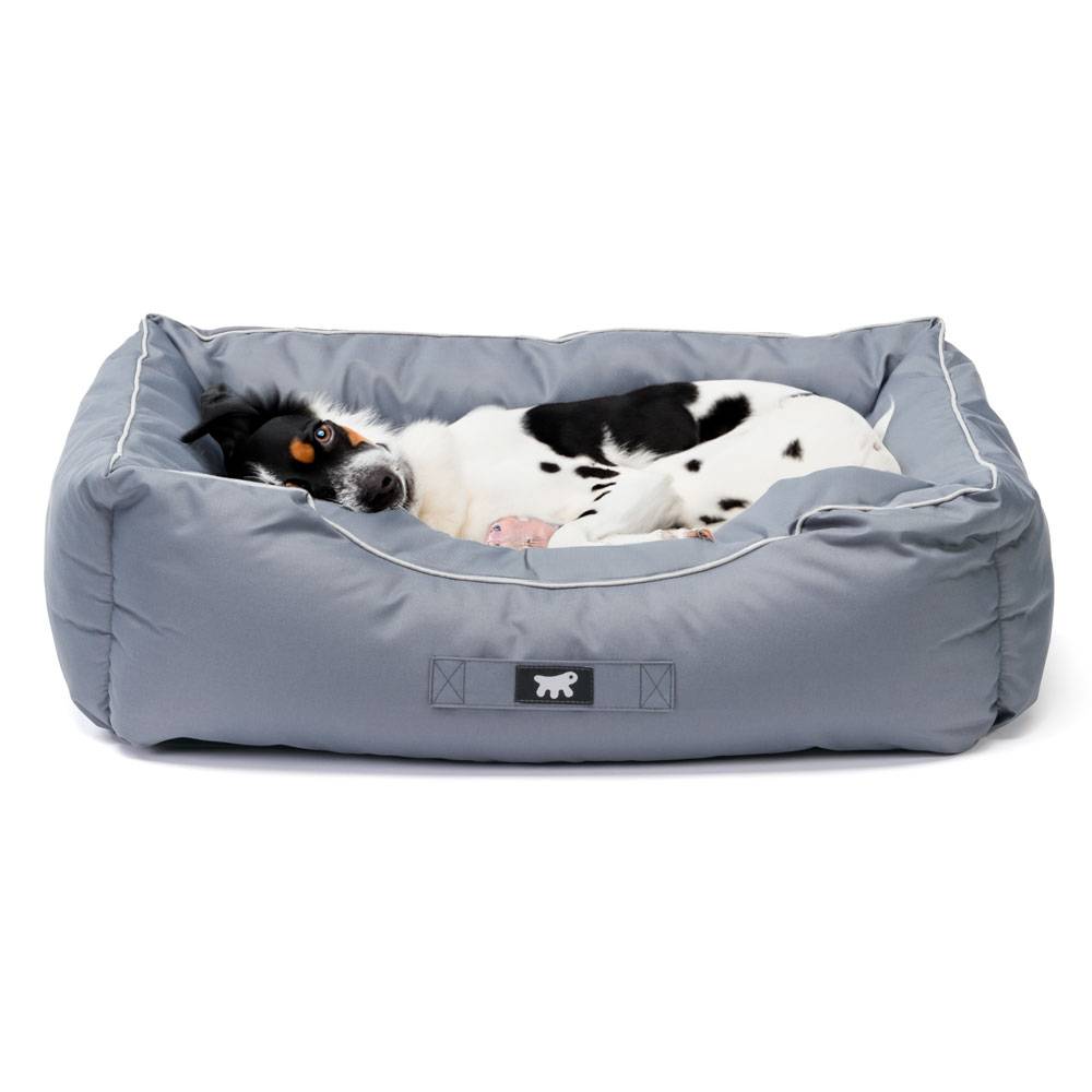 Ferplast - Ferplast Panier Chien Coussin Chien Grande Taille Tissu anti-rayures Lavable en machine à 30°CMatelas pour chien imperméable 78 x 56 x 22 cm.Gris - Image 4