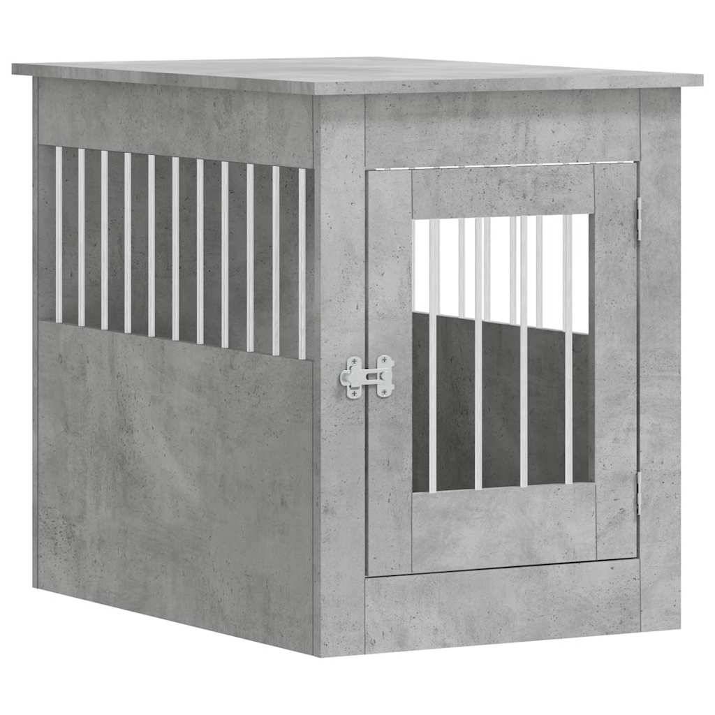 Niche plastique bois et acier gris 55 x 80 x 68 cm - Prolenta premium p361.2 - Image 1