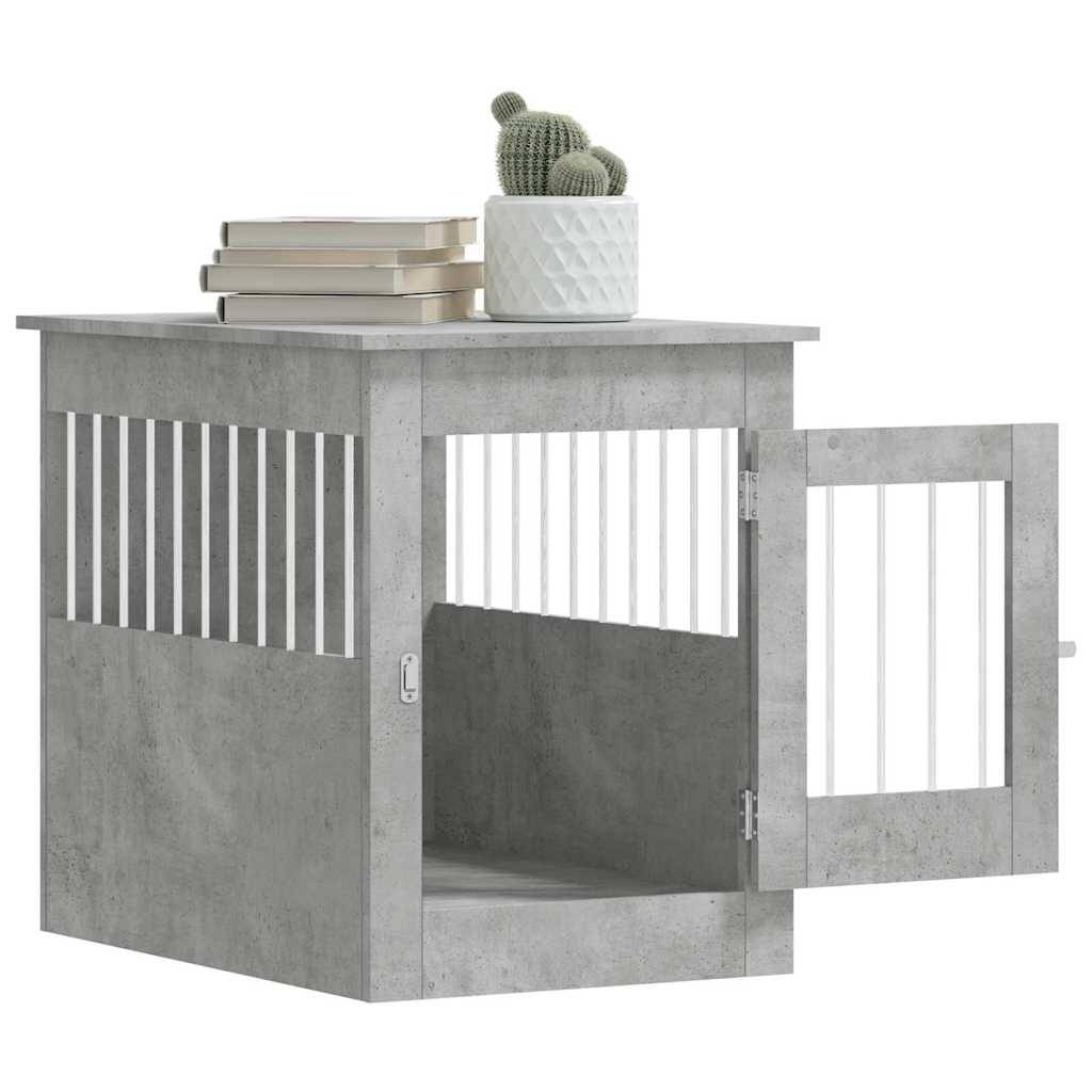 Niche plastique bois et acier gris  55 x 80 x 68 cm  - Prolenta premium p361.2 - Image 5
