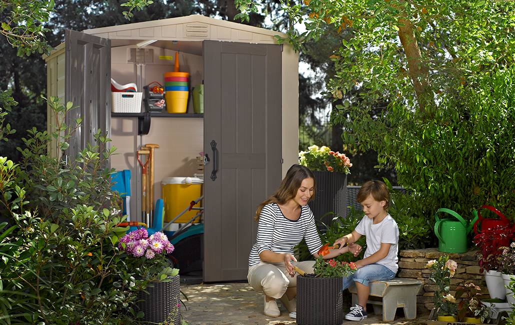 Keter - Abri de jardin Factor 3.34 m² - marron - KETER - Image 4
